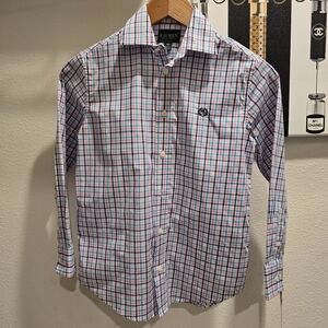 Ralph Lauren Boys Blue Red White Checkered Shirt
